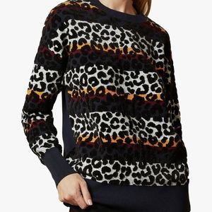 NWT Ted Baker Luniiaa Leopard Jumper Sweater SZ 3 / 8-1